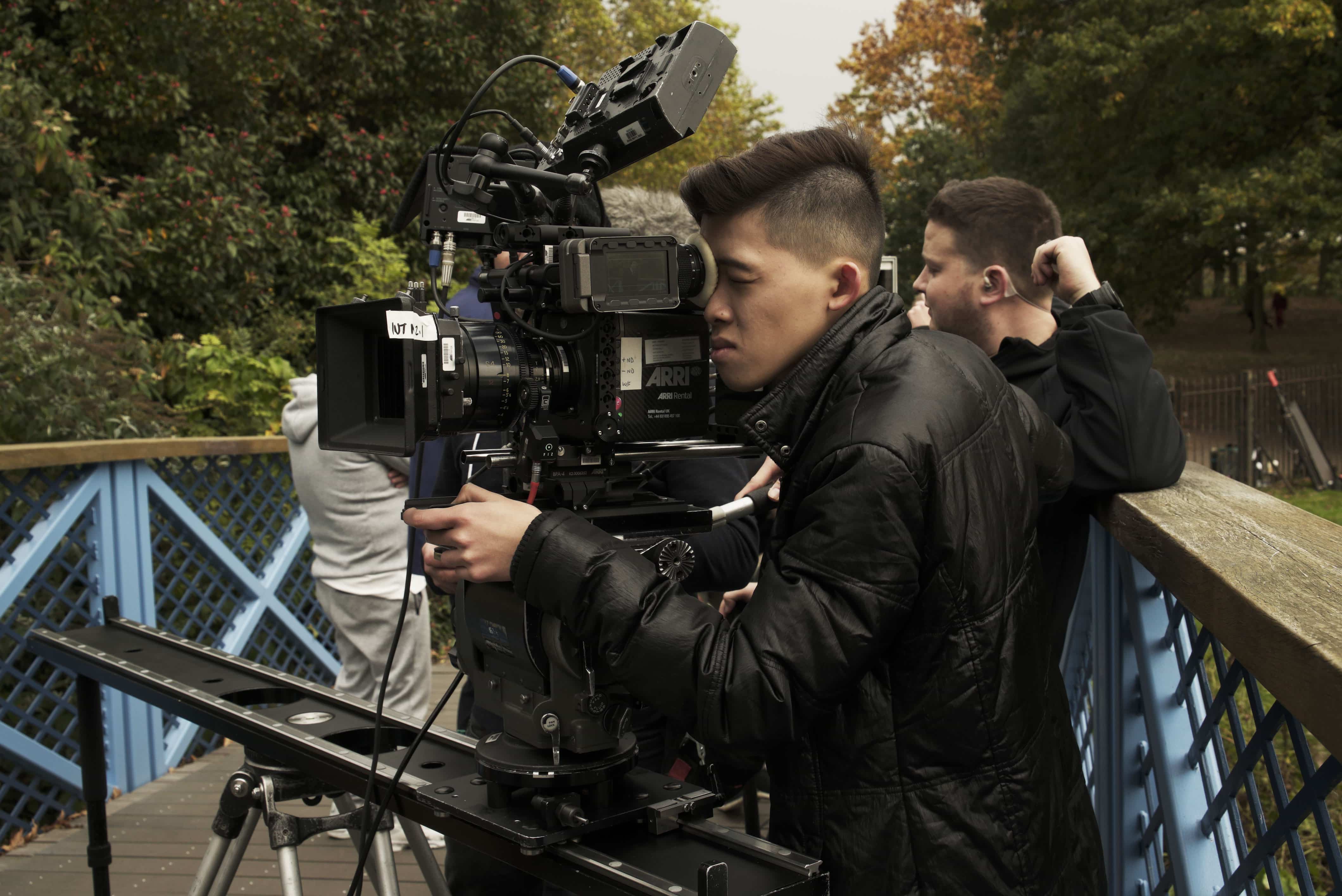 Darius Filming On The Set Of Secret Child Min