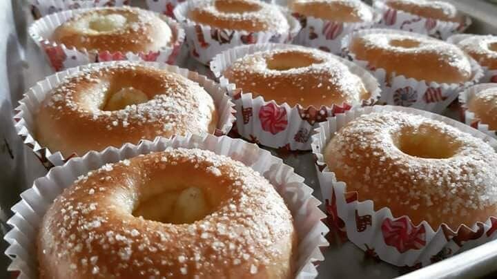 sugar glazed donuts