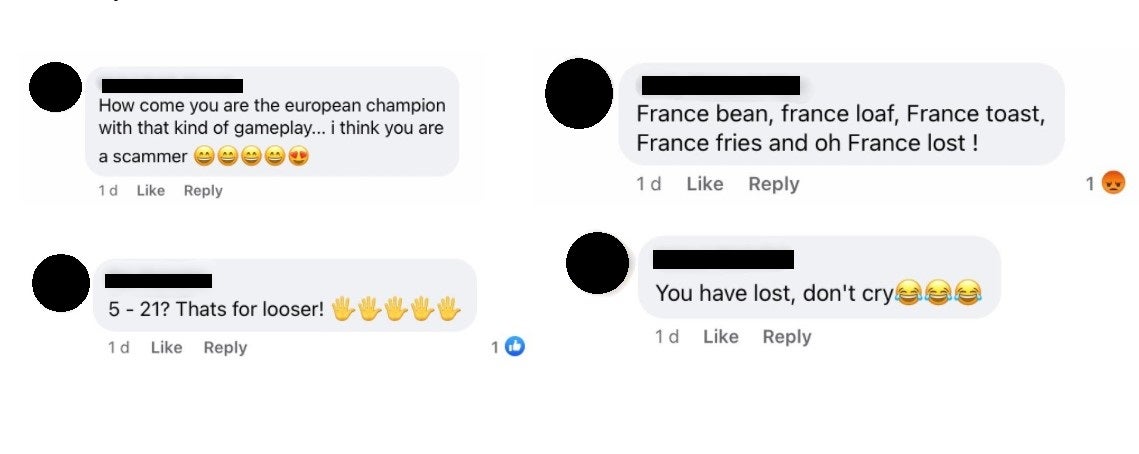 France Negative Comments 1
