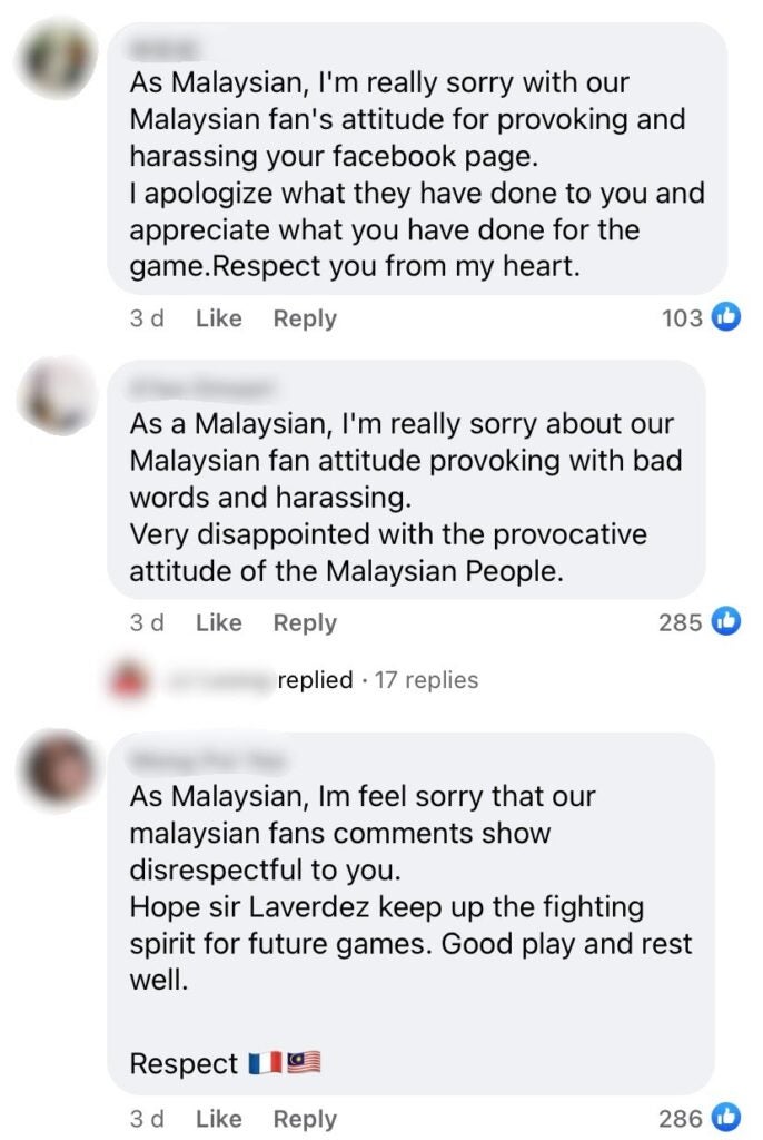 Malaysians Apologise For Online Hate Comments Against France Olympian