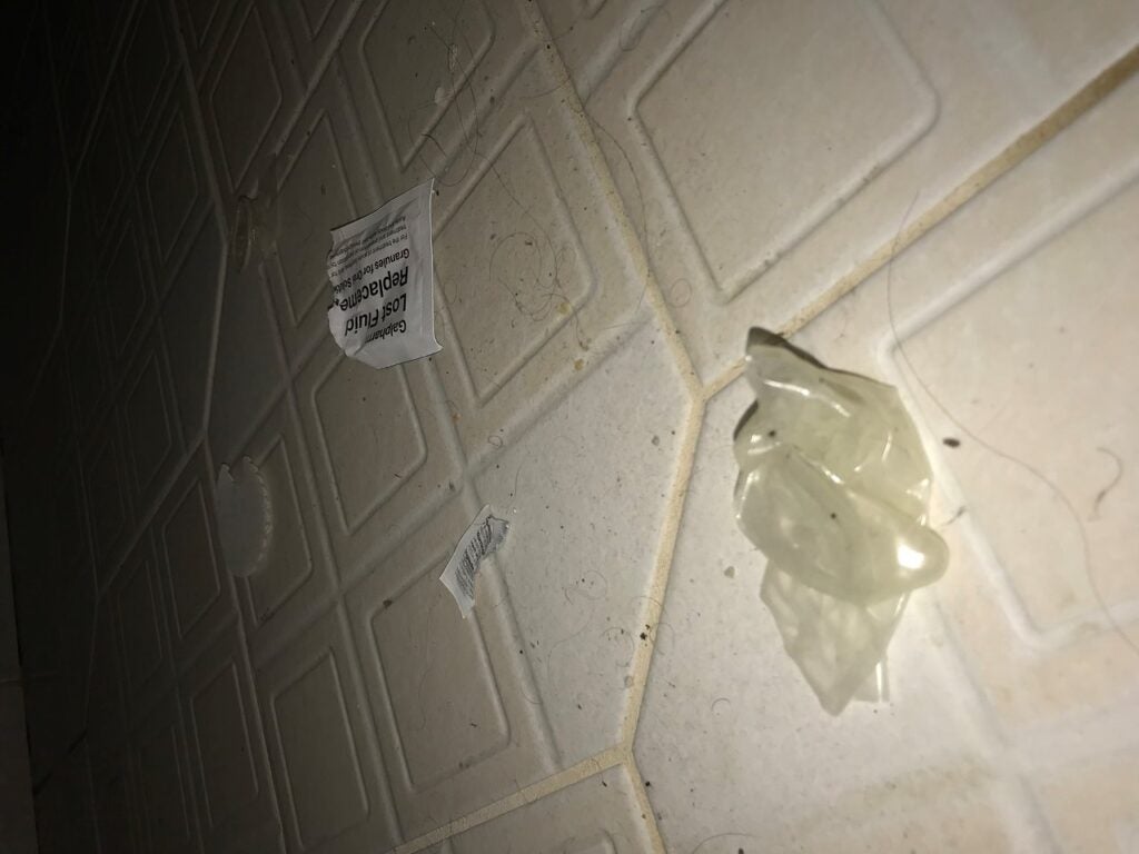 2 Used Condoms Found