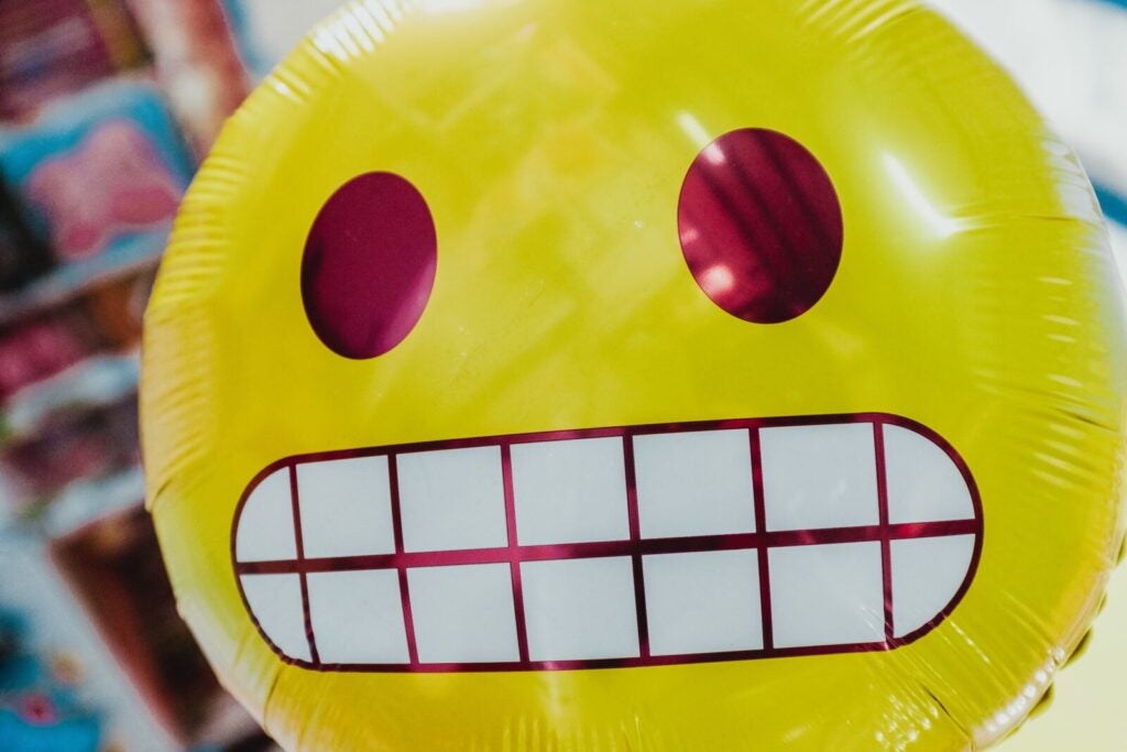 Awkward Face On A Balloon