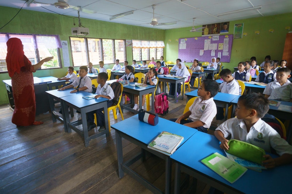 English language classroom Malaysia