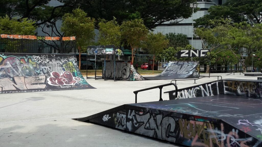 Somerset Skate Park in Singapore