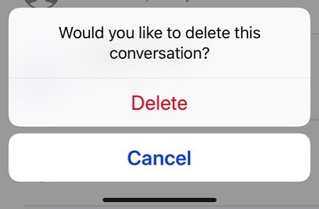 delete messages iphone