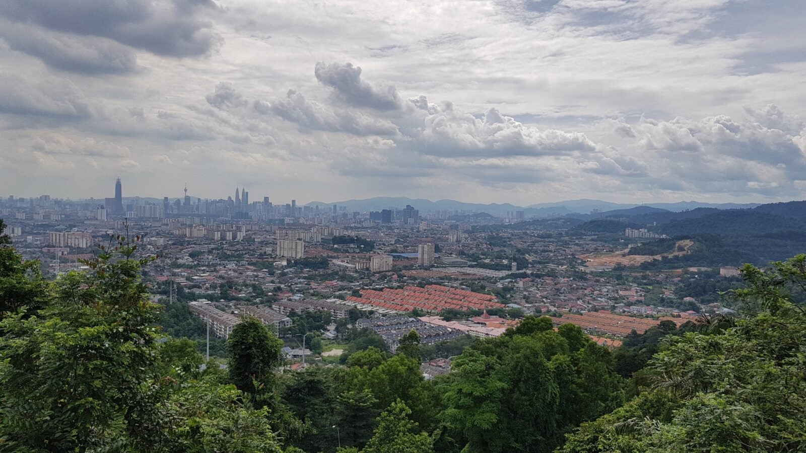 Stunning View Of Kuala Lumpur taken from Ampang Lookout Point in 2019