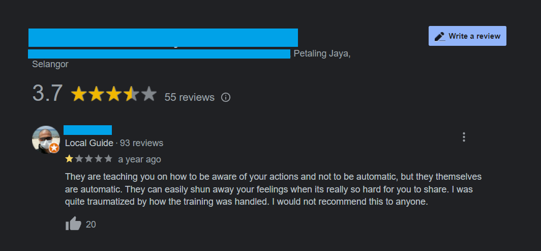 Review By Azrul Azmi About Asia Works