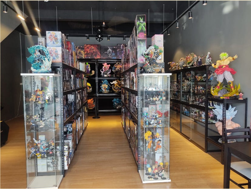 Image: The Michio Collectible Store Has A Huge Collection Of Toys For People To Enjoy Strolling Through While Shopping. The Shop Features Rows Upon Rows Of Limited Edition Action Figurines And Toys.