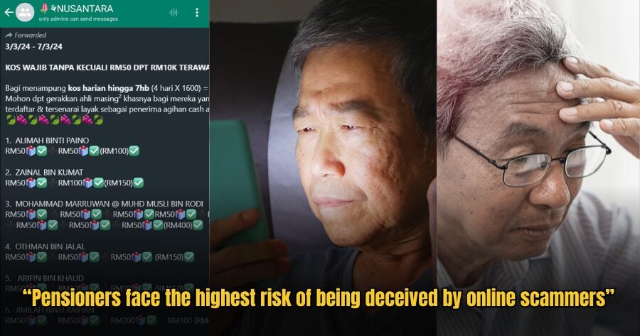Shady Whatsapp Donation Drive Cheats Thousands Of Ringgit Out Of Pensioners Savings