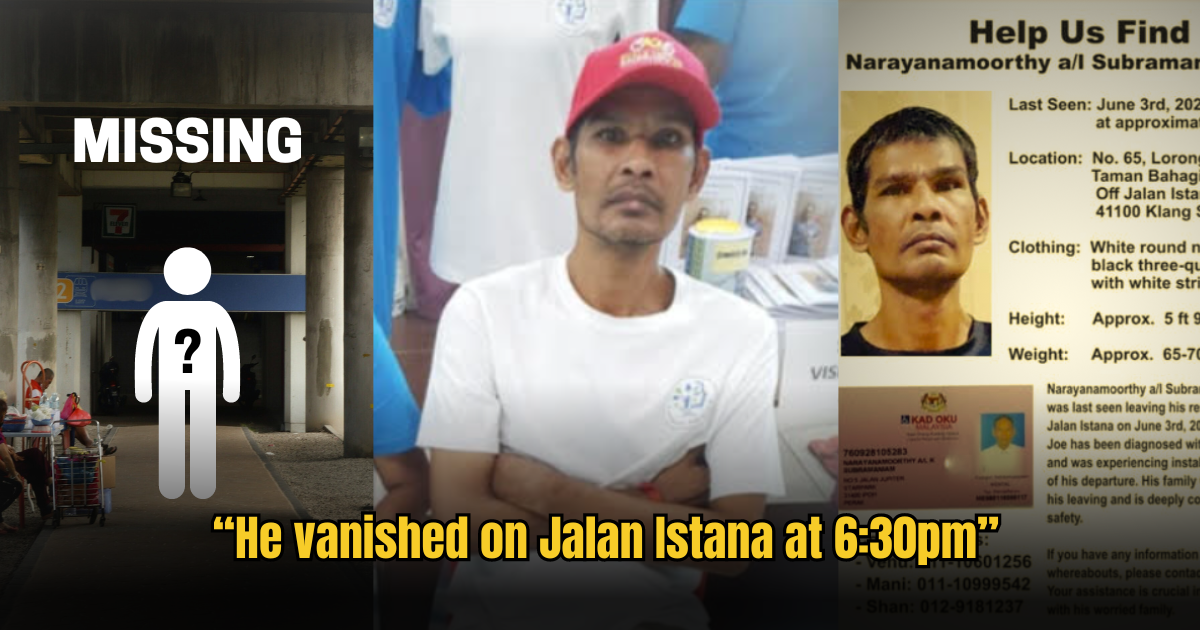 Help This Oku Man Is Missing In Klang Valley And Suffers From Schizophrenia 2
