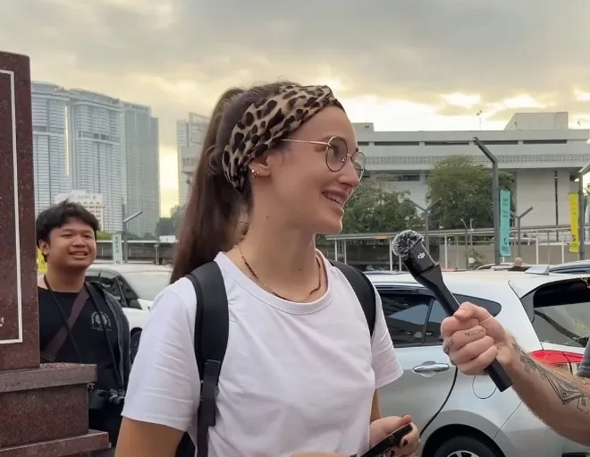 French Woman Tourist