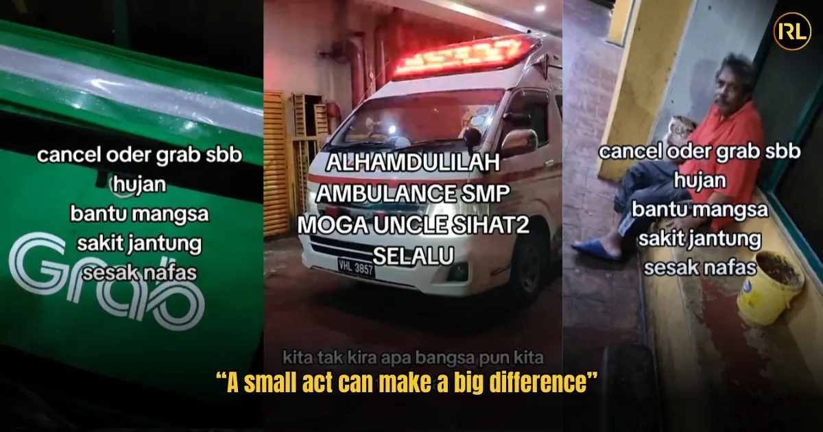 This Msian Food Delivery Riders Quick Thinking Saved An Elderly Man From a Heart Attack