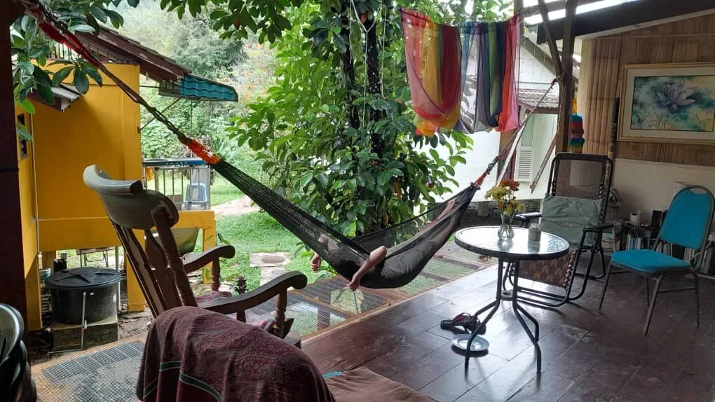 Lying in a Hammock