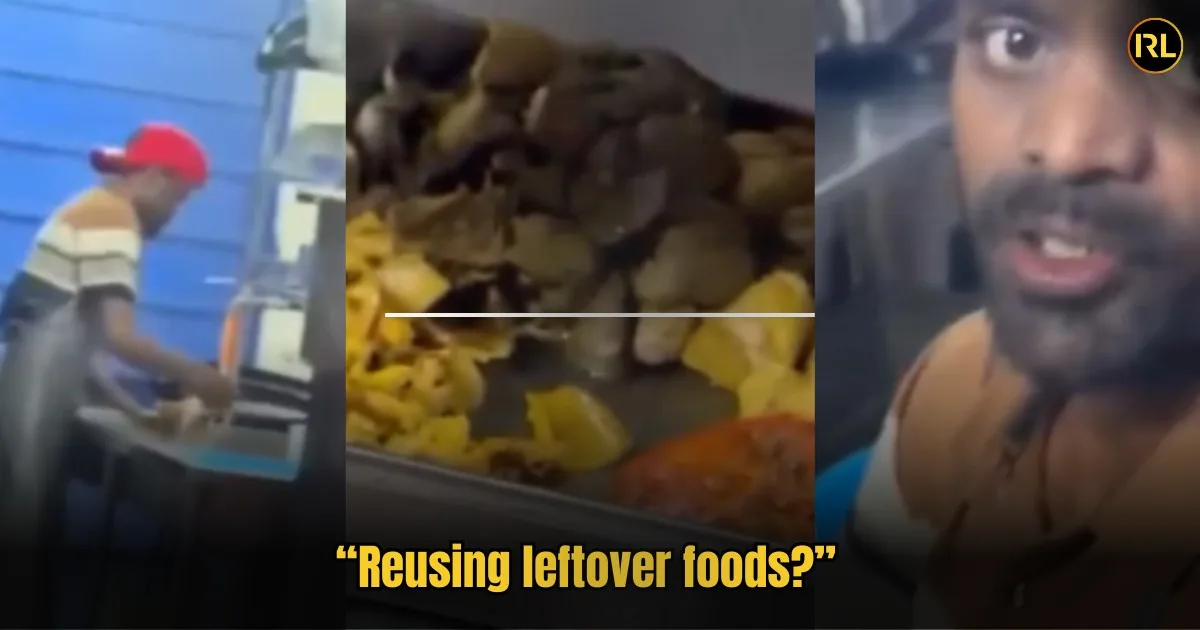 “I couldn’t believe what I was seeing” Video Sparks Outrage After Worker Allegedly Washes Leftover Food in In Real Life Reusing Leftover Food