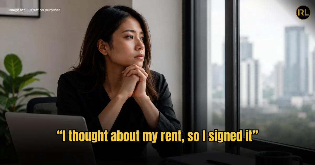 “They made me sign an NDA after they fired me,” shares Malaysian woman