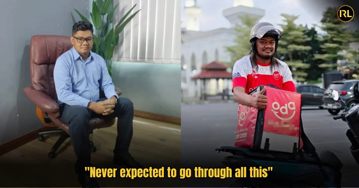 “I Do Not Want Others To Feel The Same” Ex-CEO Of RM6M Company Now A Food Rider