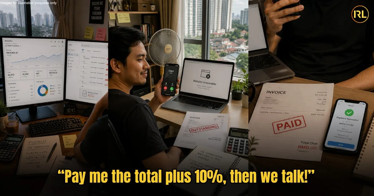 “You ghost and don’t pay. Now, need my help?” shares M’sian Freelancer. in In Real Life Freelancer Not Paid