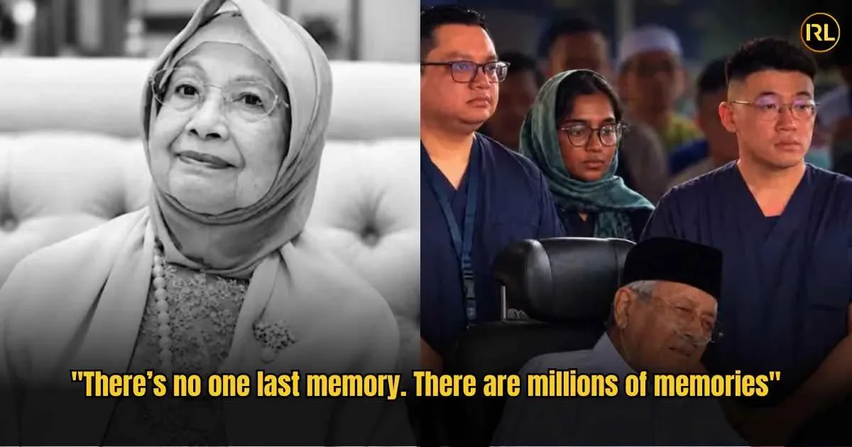 "She Was Ready To Leave Us All" Tun Siti Hasmah Passes At 100, Mahathir Says Goodbye in In Real Life 95 1